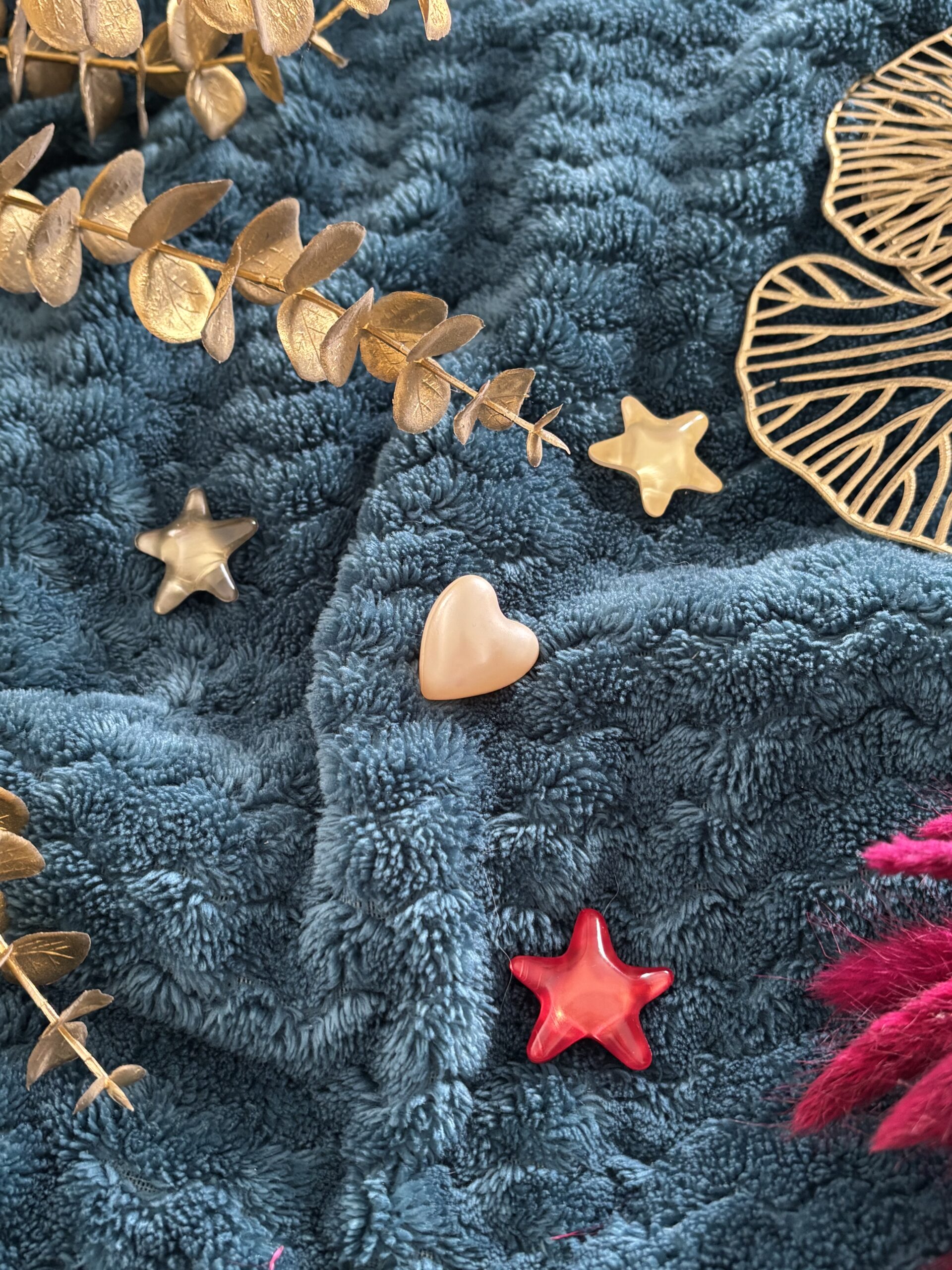 Perles de bain "Coeurs / Etoiles"